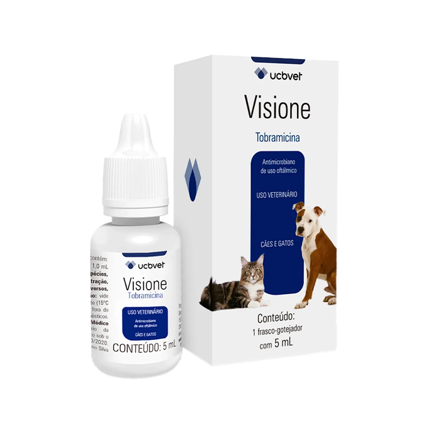 Colirio Visione para Caes e Gatos UCB Vet 5ml